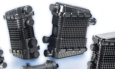 Es werden hochleistungsfähige industrielle Membranfiltrationsmodule gezeigt.